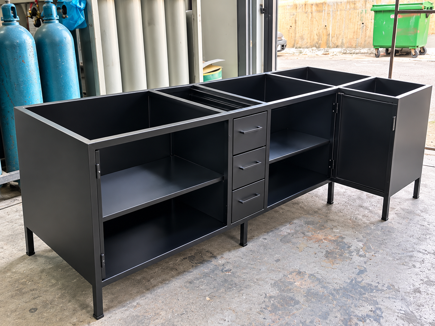 Industrial Workshop Cabinet Workbench