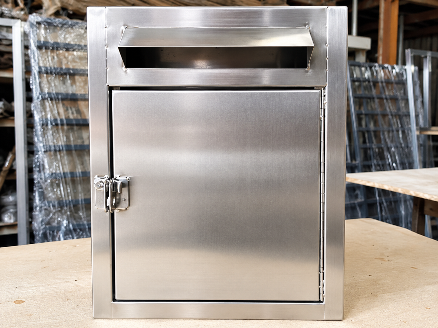 Stainless Steel Workshop Mailbox Cabinet